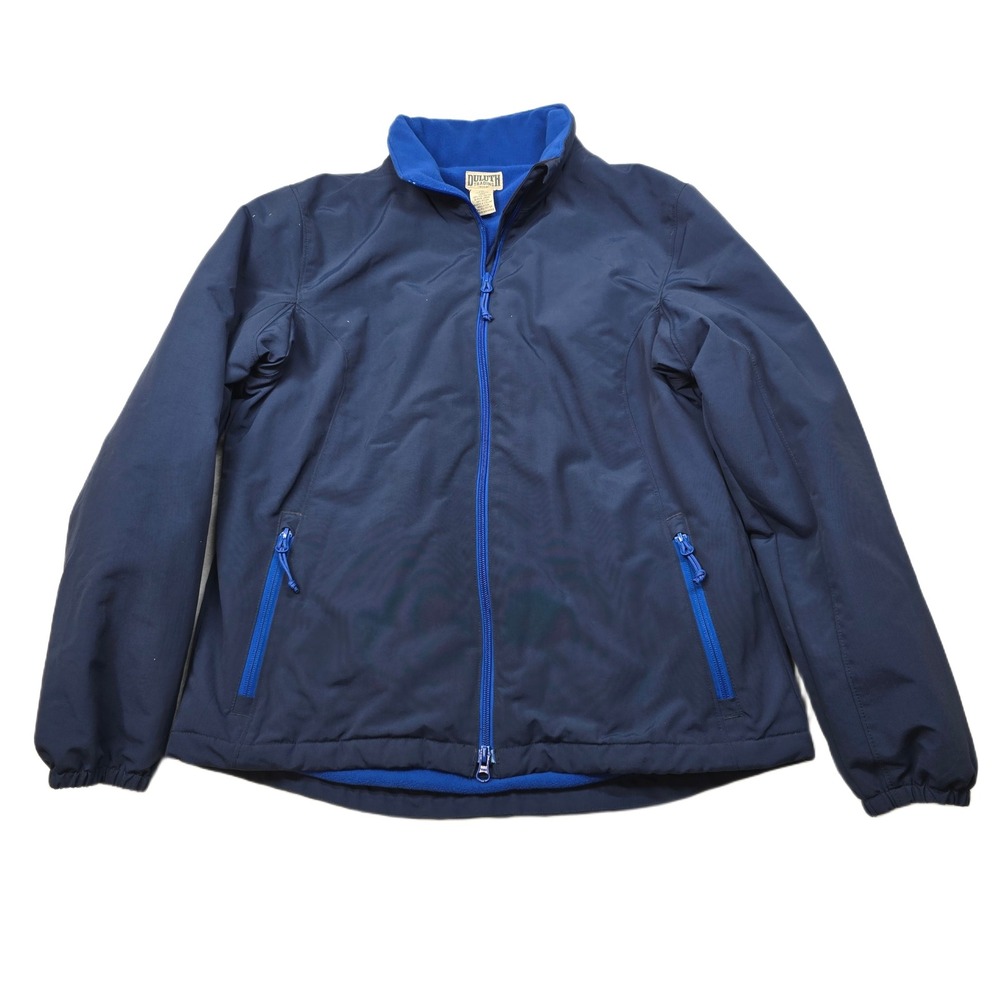 Duluth Trading Bomber Jacket Mens Medium Blue 3M Thinsulate Fleece Lined